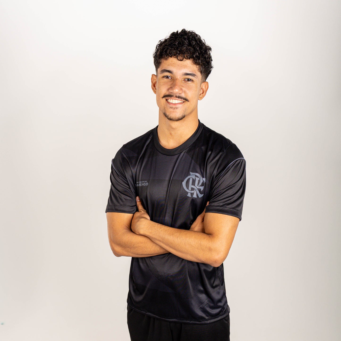FLAMENGO - CAMISETA TORCEDOR - SINAL - PRETA