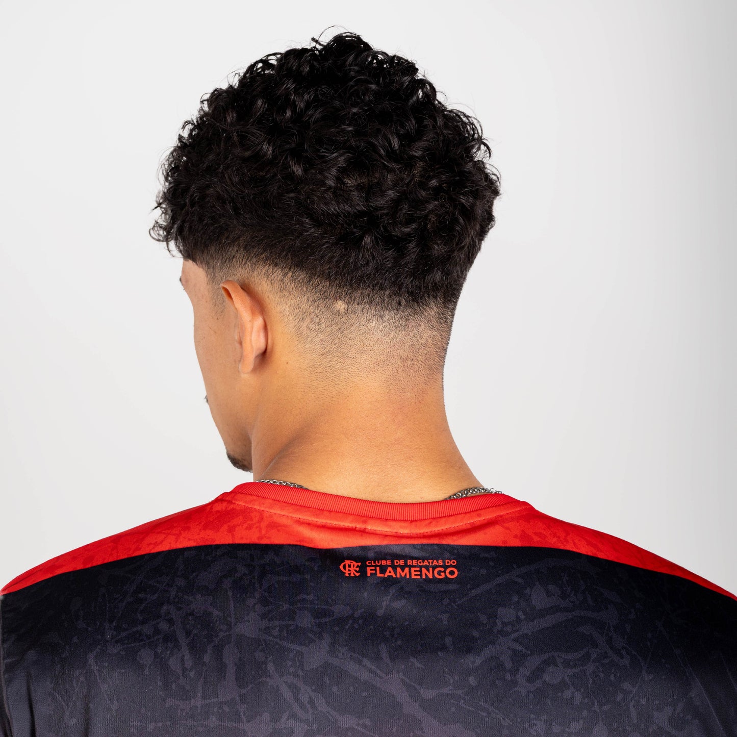 FLAMENGO - CAMISETA TORCEDOR - SPEED - PRETA C/ VERMELHO