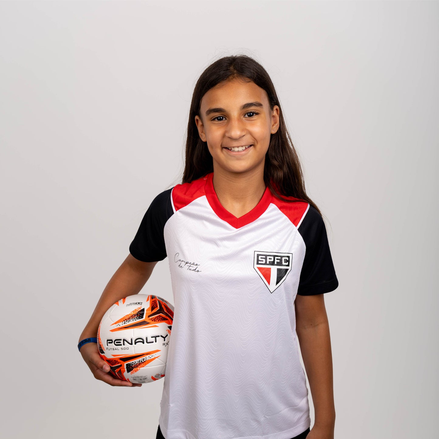 SAO PAULO - CAMISETA FEM TORCEDOR - INTENSIDADE - BRANCA