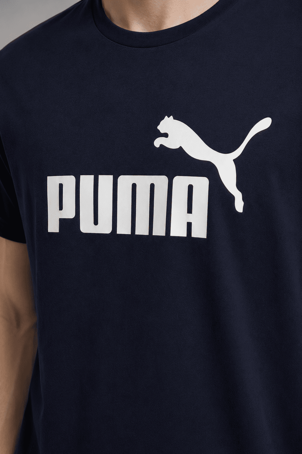 CAMISETA  ESS NO.1  LOGO TEE AZUL MARINHO -  PUMA