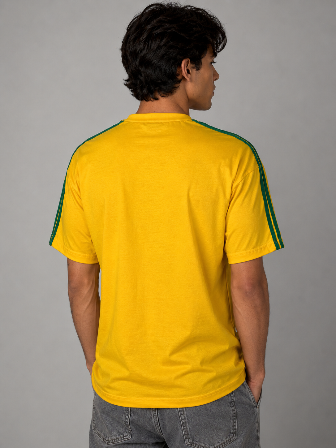 CAMISETA OVERSIZED  BRASIL AMARELA
