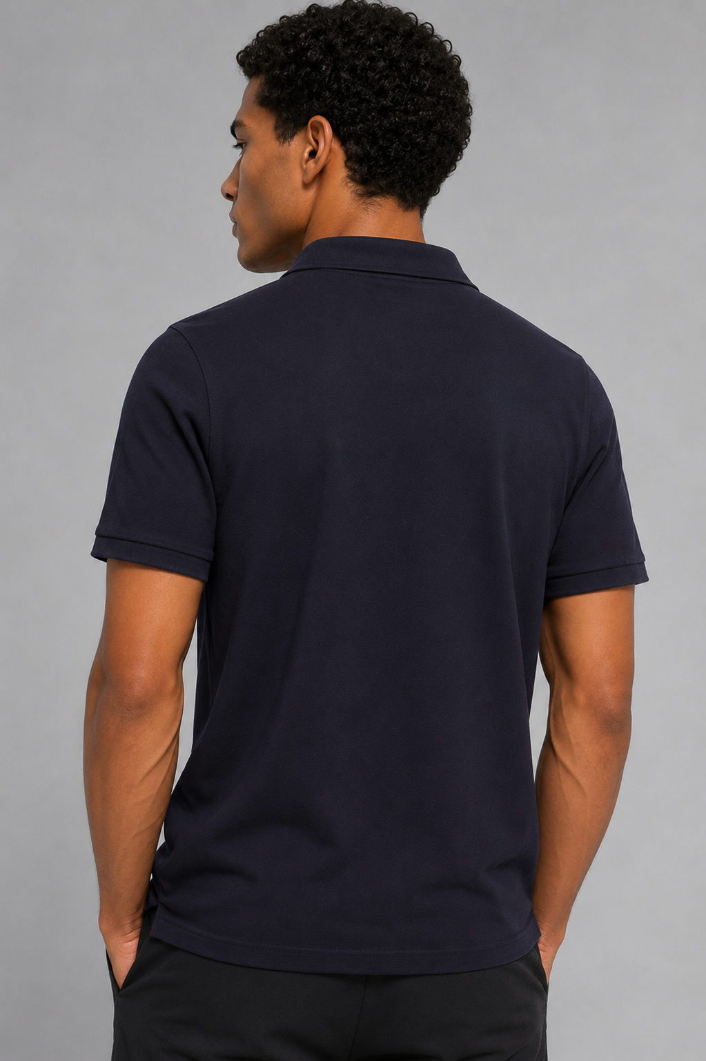 CAMISA POLO ESSENTIALS NO. 1 LOGO PIQUE MASCULINA AZUL - PUMA