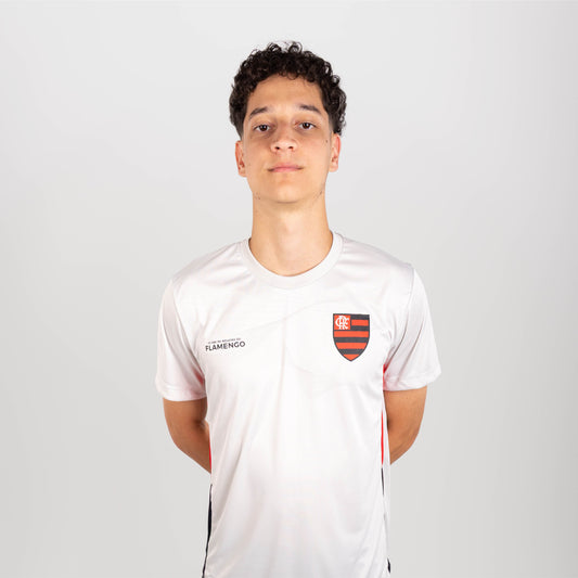 FLAMENGO - CAMISETA TORCEDOR - ECO - BRANCA