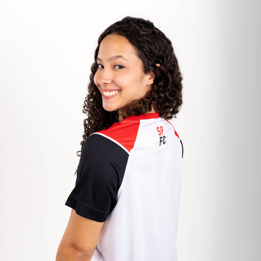 SAO PAULO - CAMISETA FEM TORCEDOR - INTENSIDADE - BRANCA