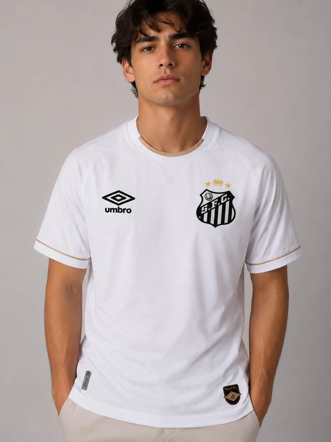 CAMISETA TORCEDOR SANTOS HOME 2026  MASC - UMBRO