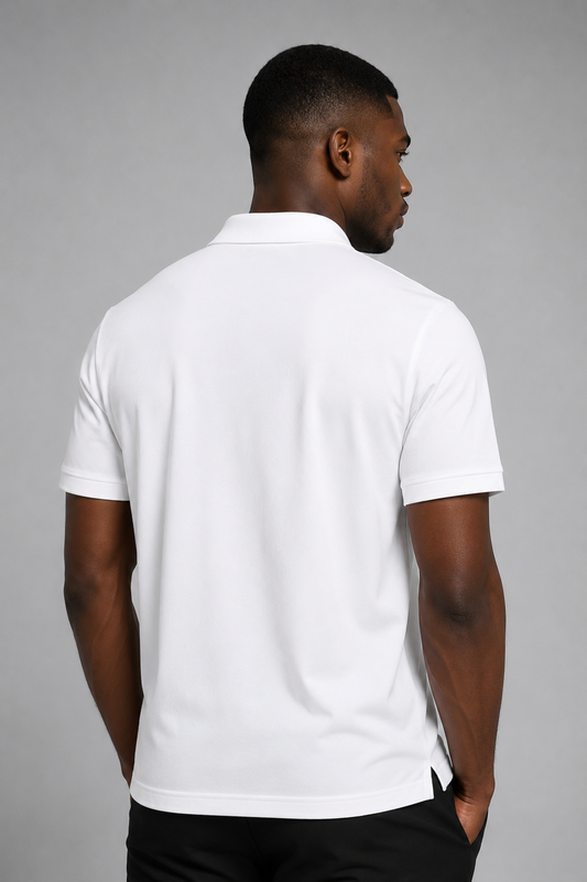 CAMISA POLO ESSENTIALS NO. 1 LOGO PIQUE MASCULINA BRANCO - PUMA